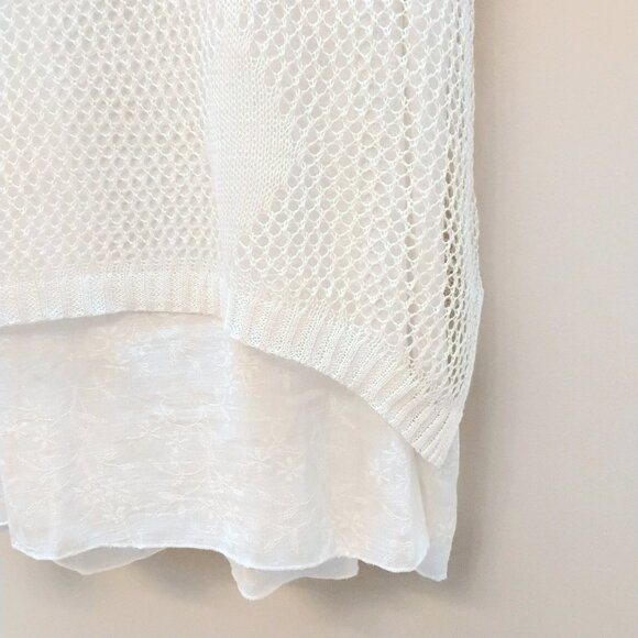 Evidence white mesh top/tunic - Picture 4 of 12